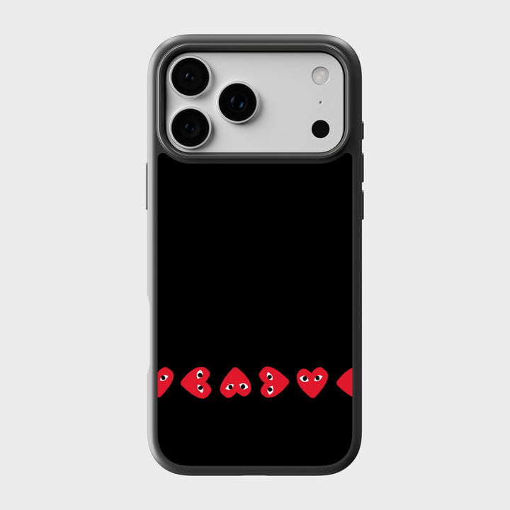 Converce X CDG – Black Multi Heart