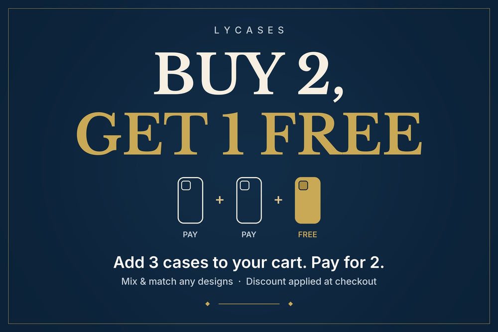 Buy 3, get 2 free. Choose 5 cases. Pay for 3.